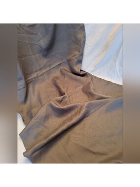 New Webster Nickel Grey Curtain with Silver Grommets, Single Panel, 26"x84 "